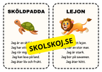 Läsförståelse - Flashkort