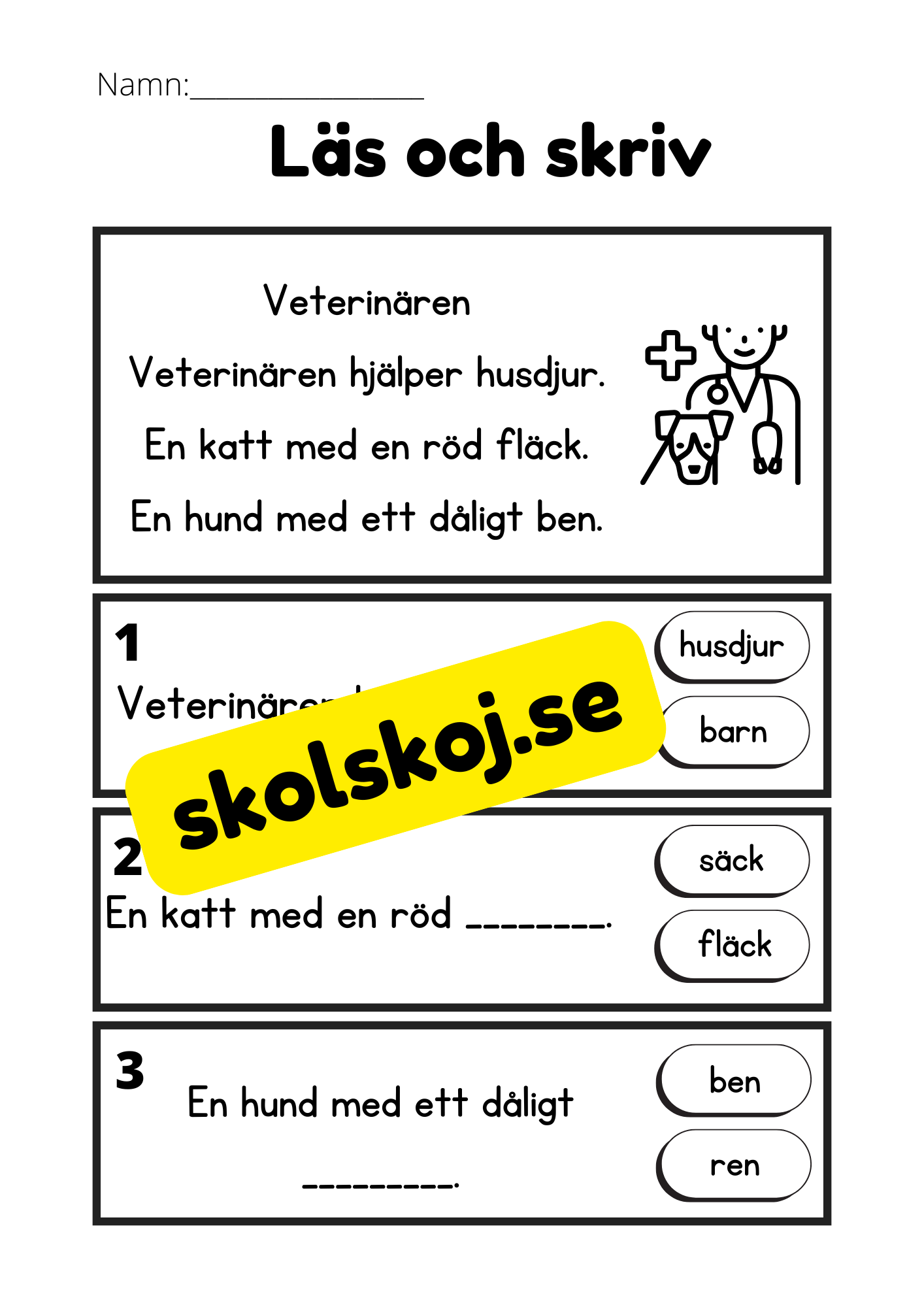 Läs och skriv - Läsförståelse