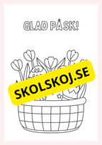 Målarbok - Glad Påsk