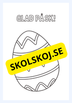 Målarbok - Glad Påsk