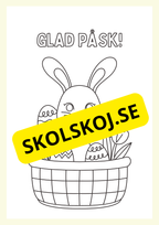 Målarbok - Glad Påsk