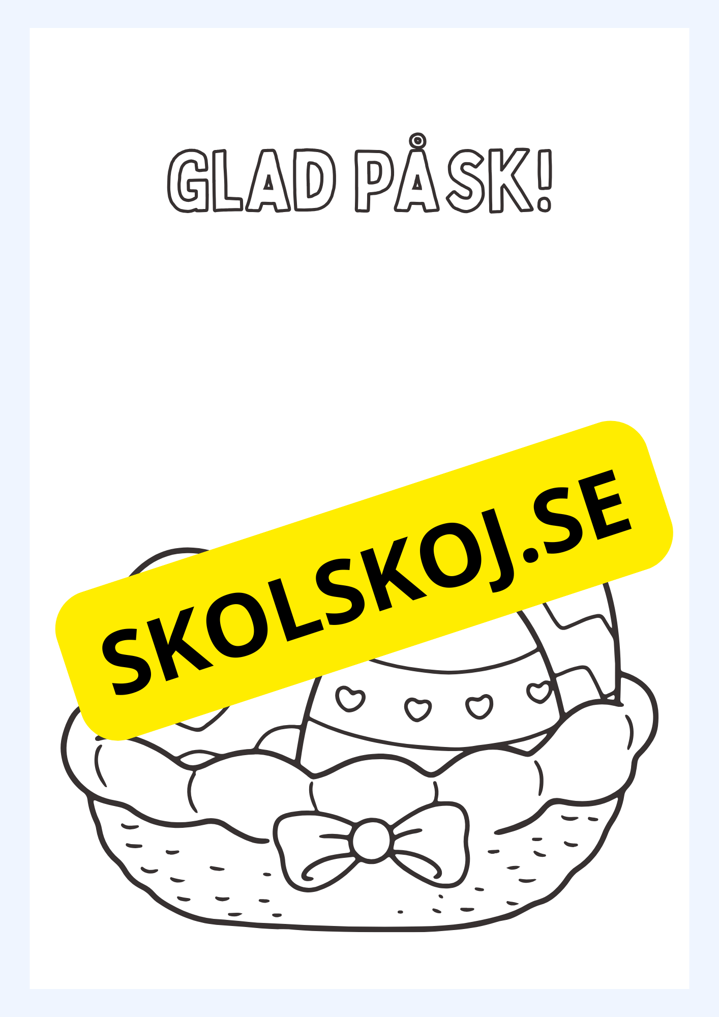 Målarbok - Glad Påsk