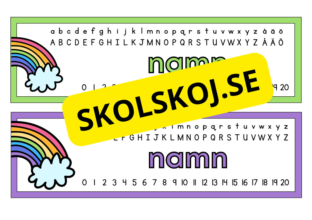 Bänkkompisar - Redigerbar - Powerpoint