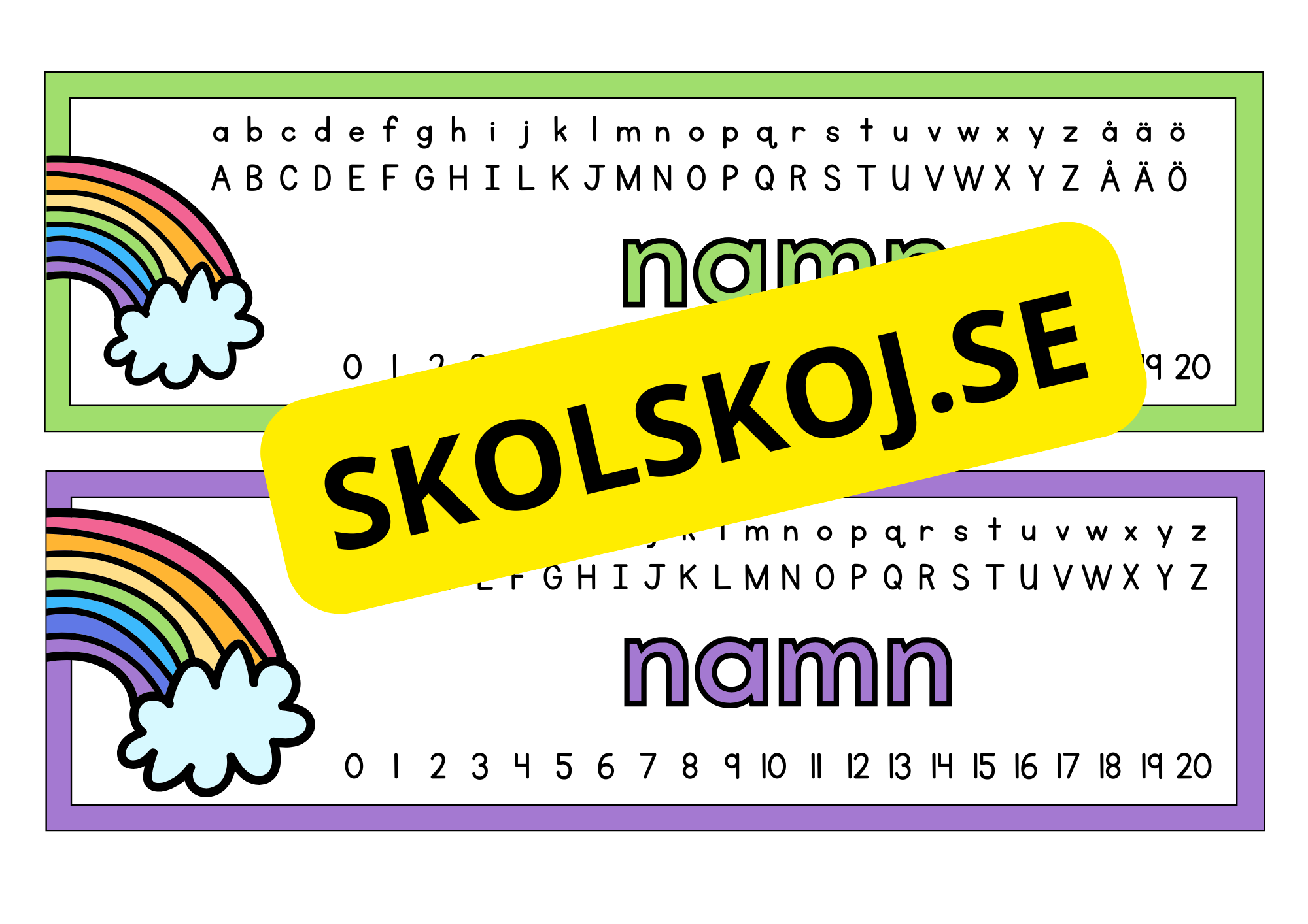 Bänkkompisar - Redigerbar - Powerpoint