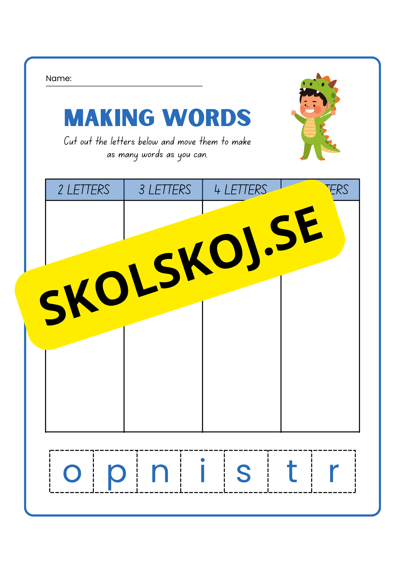 Making Words - English