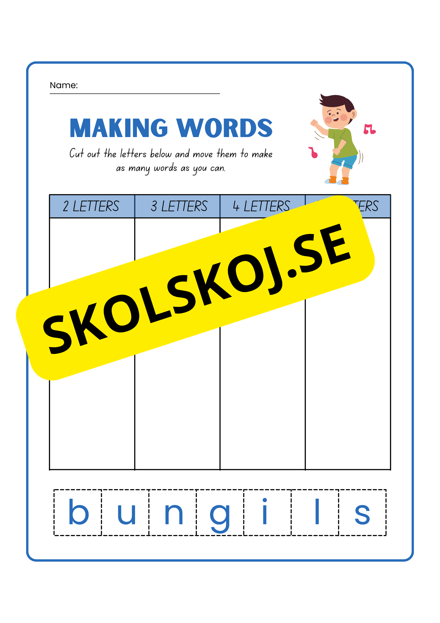 Making Words - English