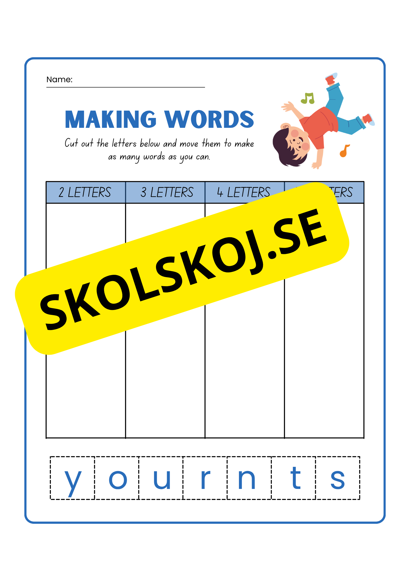 Making Words - English