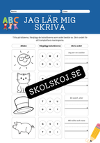 Jag lär mig skriva - ABC