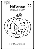 Målarbok - Halloween