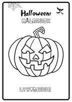 Målarbok - Halloween
