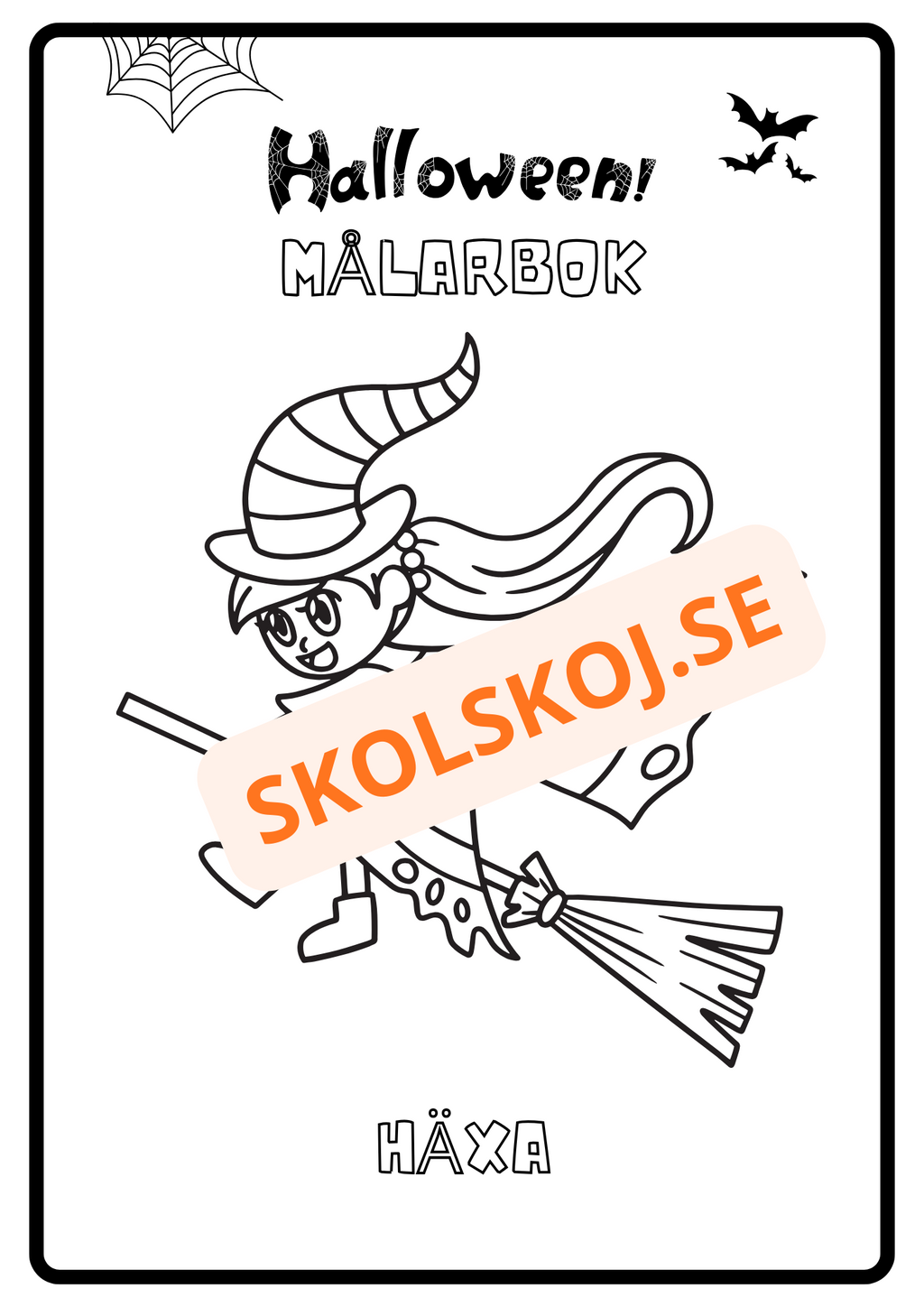 Målarbok - Halloween