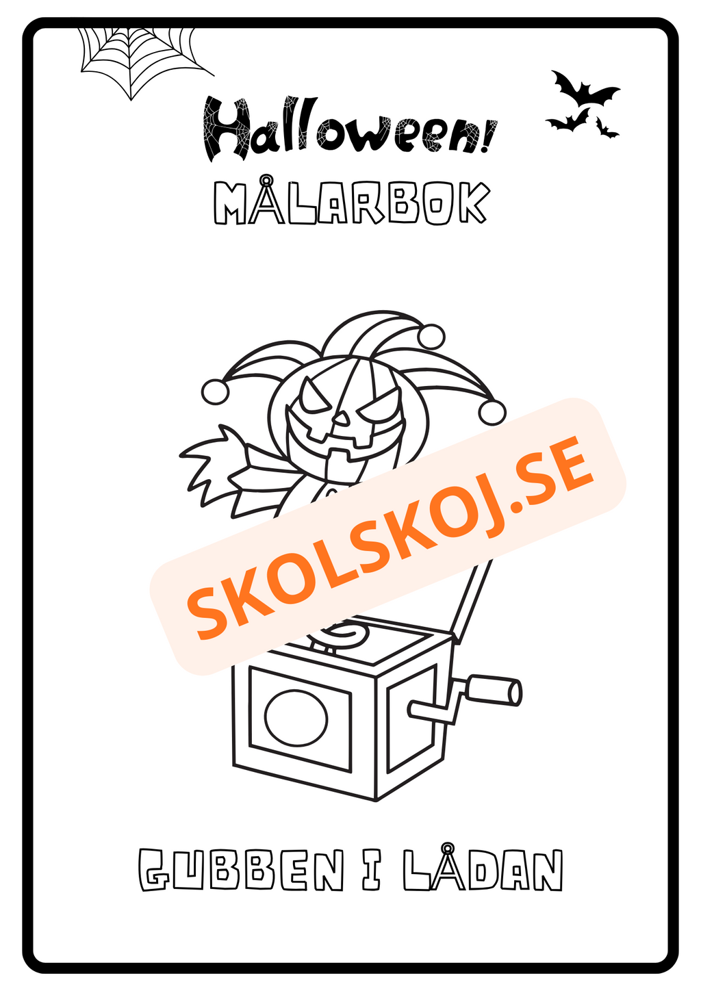 Målarbok - Halloween