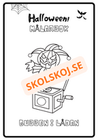 Målarbok - Halloween
