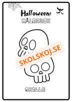 Målarbok - Halloween