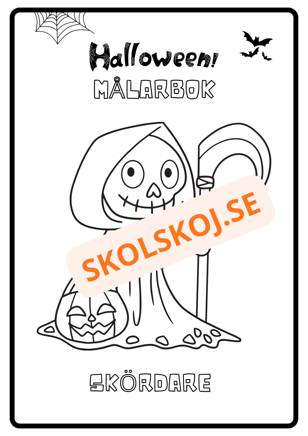 Målarbok - Halloween
