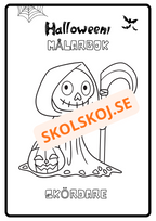 Målarbok - Halloween