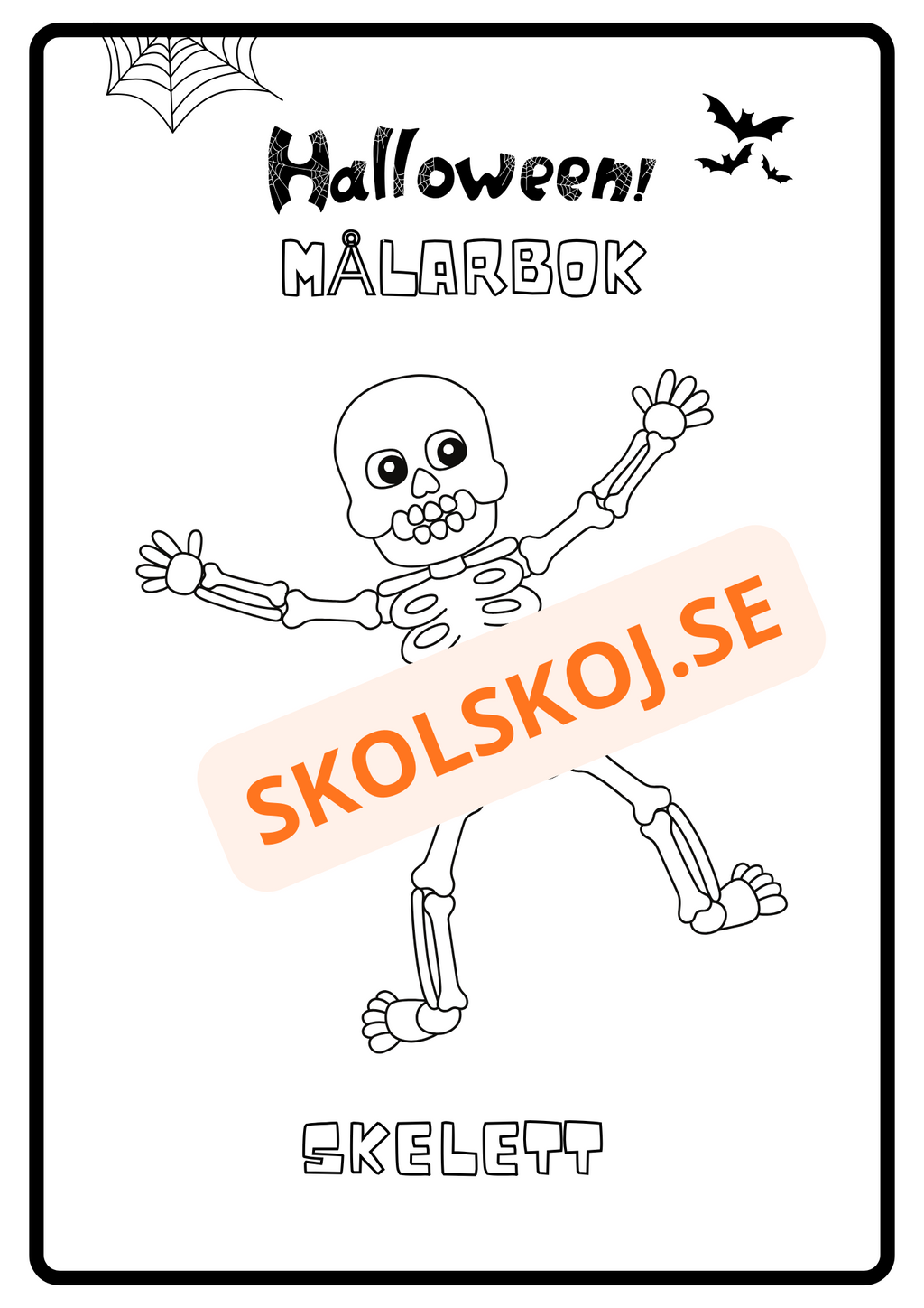 Målarbok - Halloween