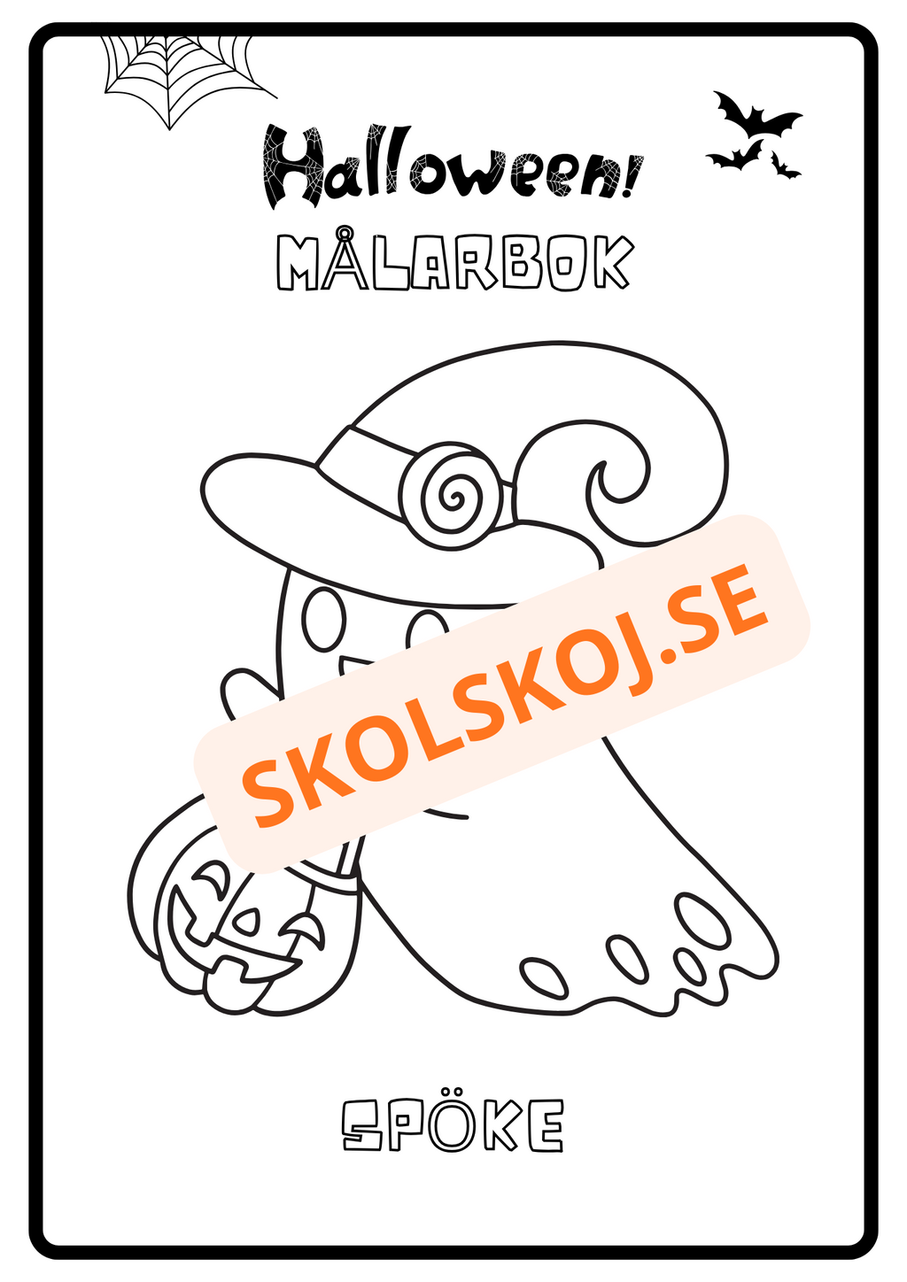 Målarbok - Halloween