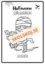 Målarbok - Halloween