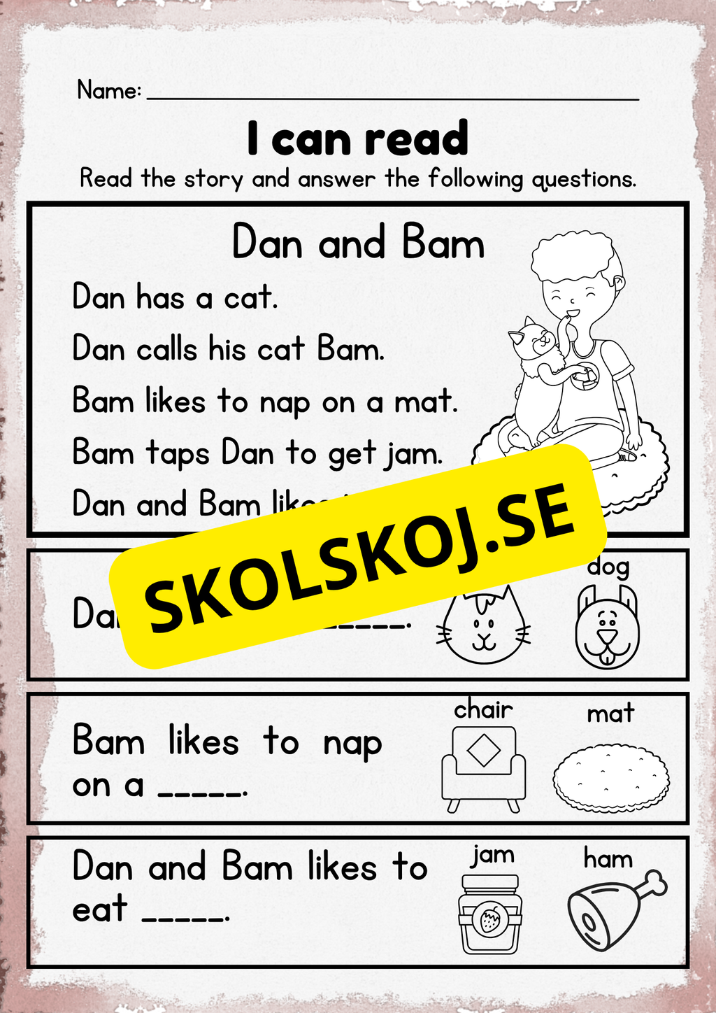 Engelska - I can read