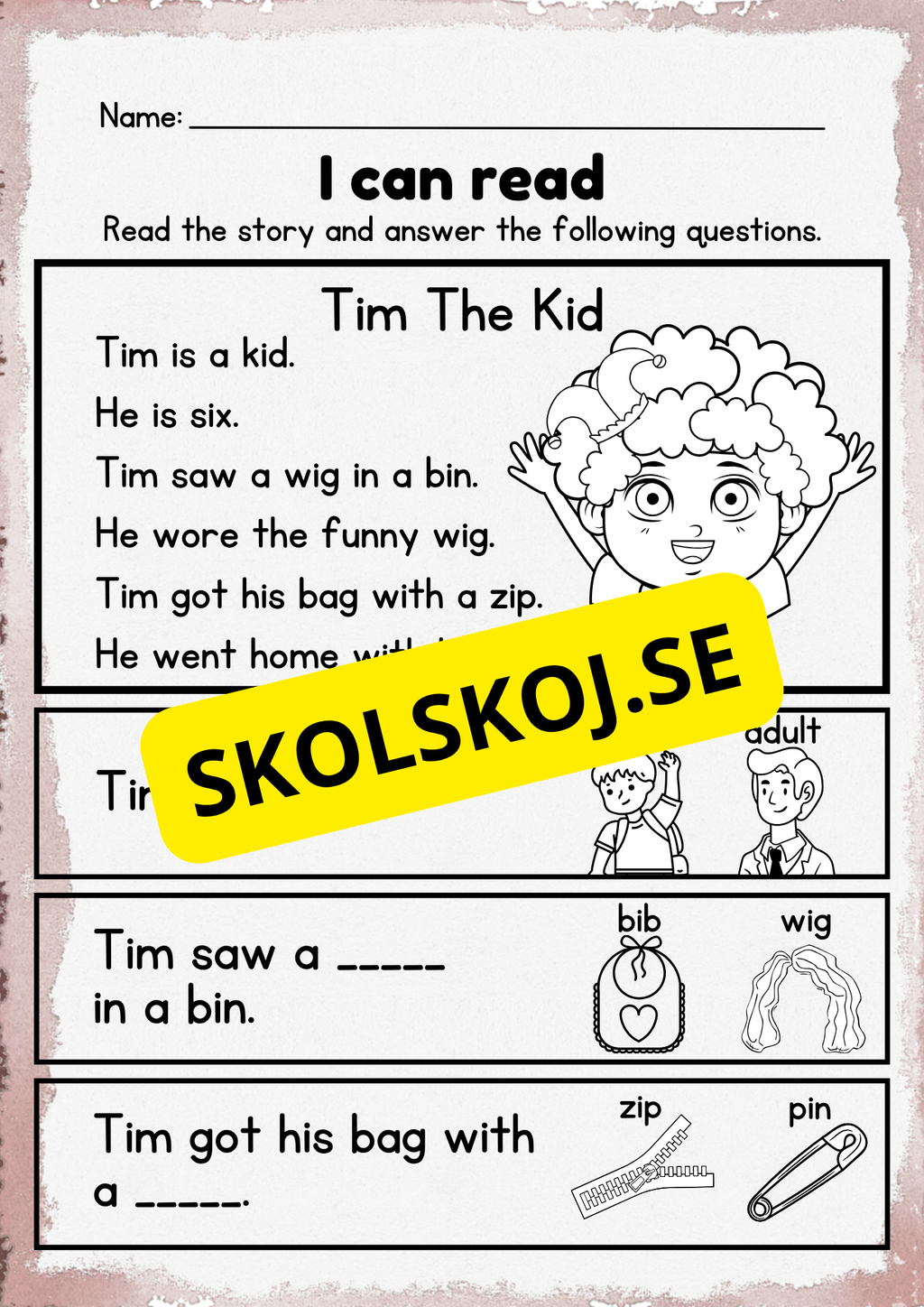 Engelska - I can read