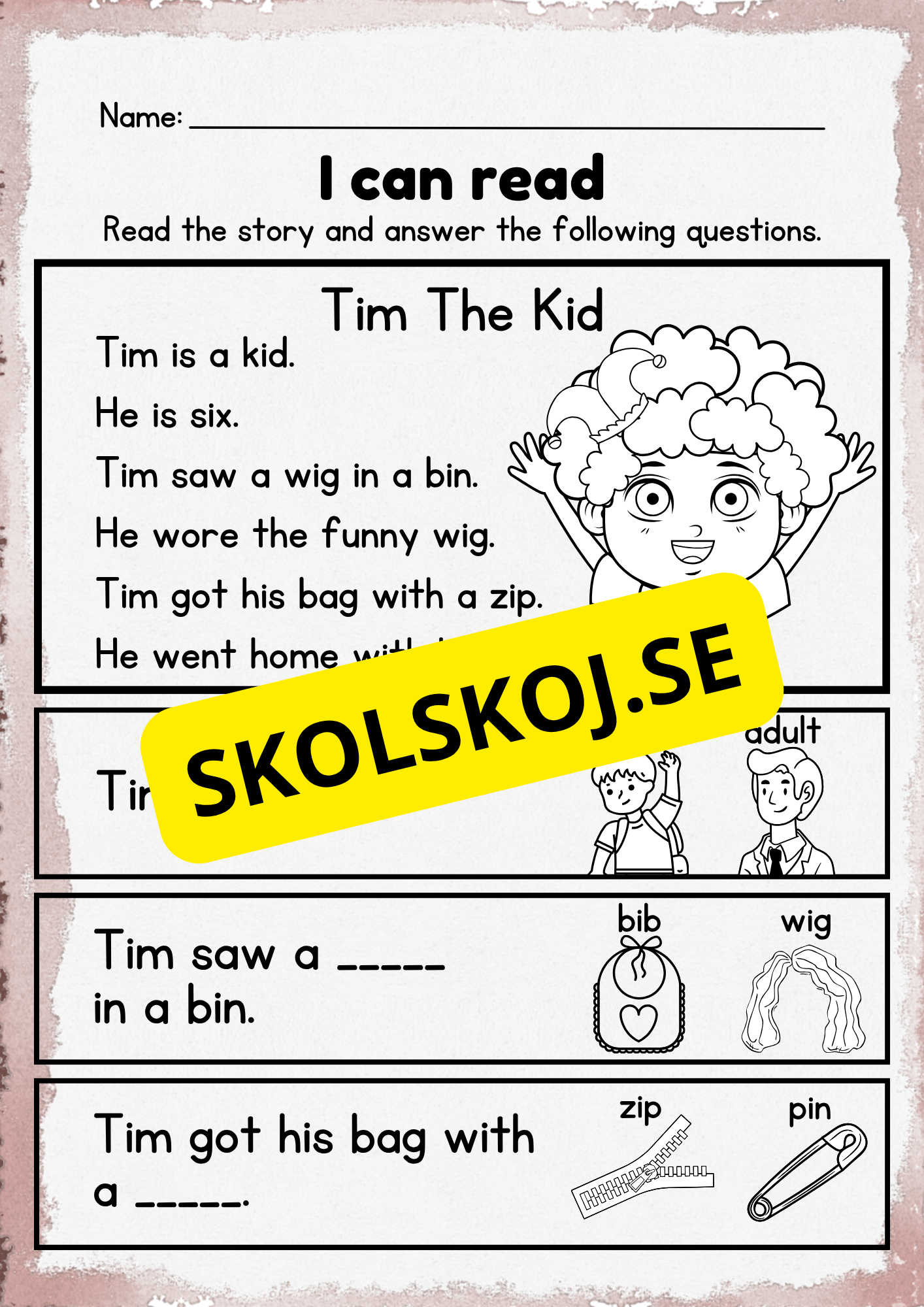 Engelska - I can read
