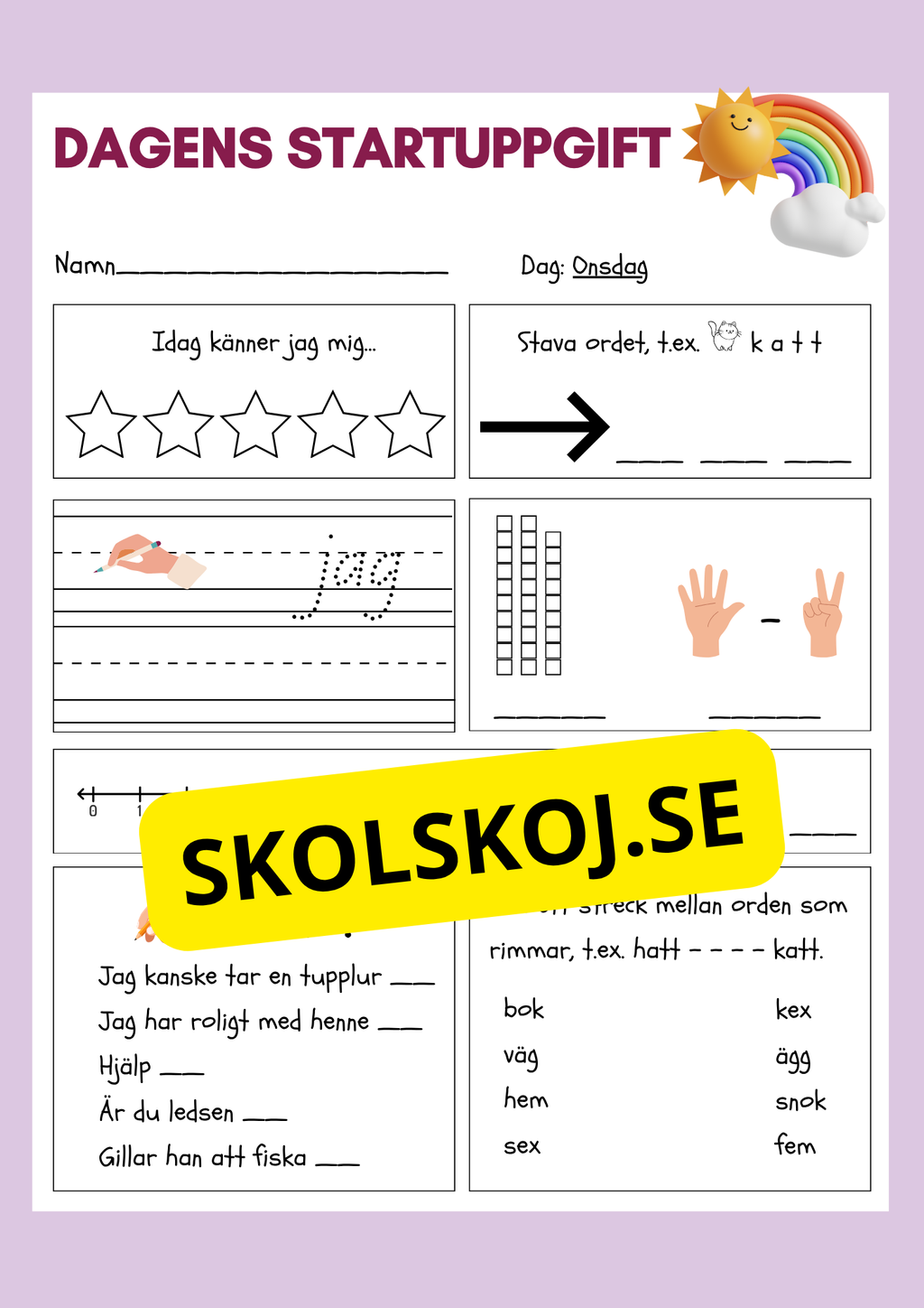 Dagens startuppgift