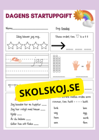 Dagens startuppgift