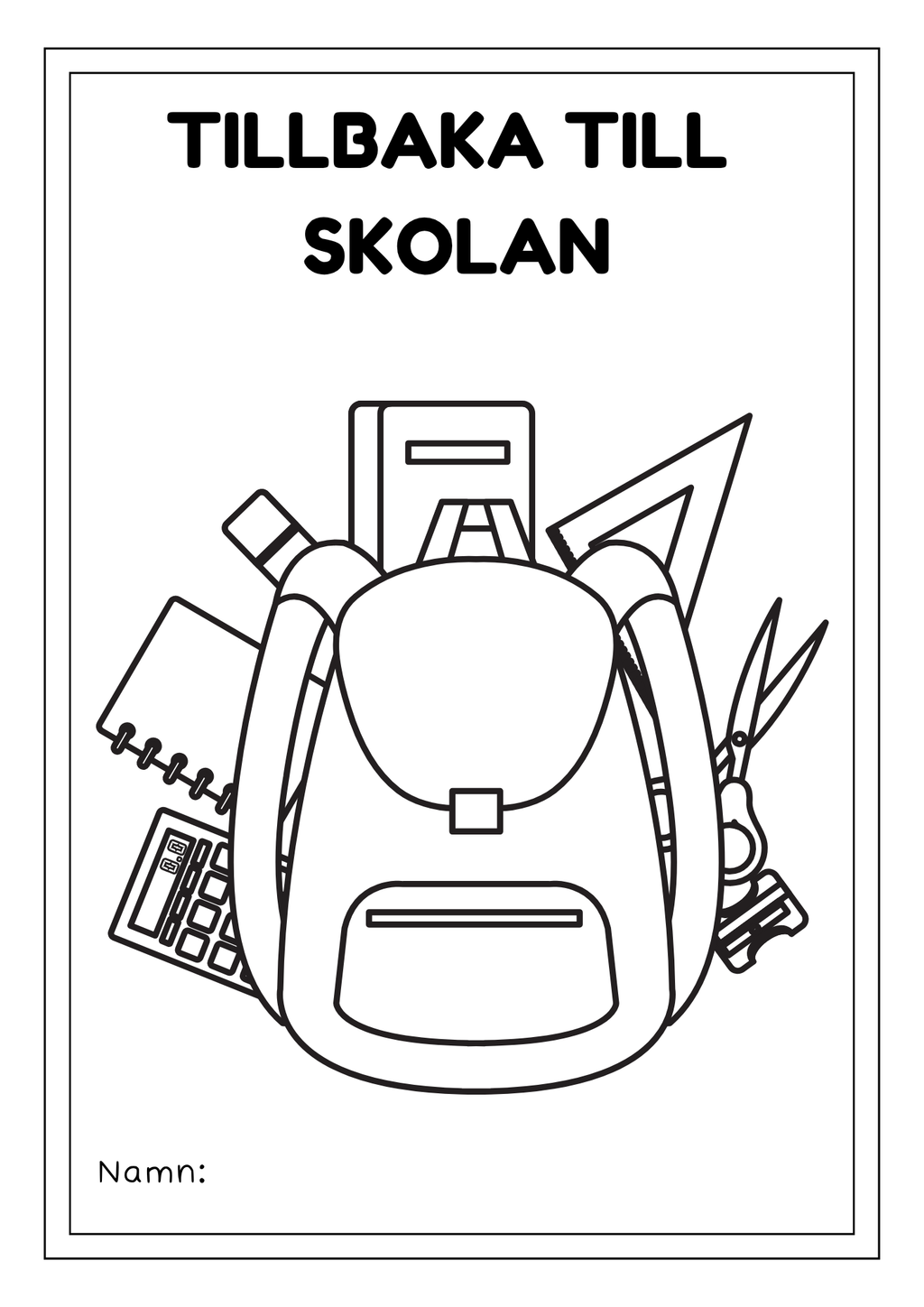 Tillbaka till skolan - Häfte