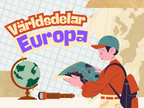 Världsdelar - Europa - Presentation och frågor