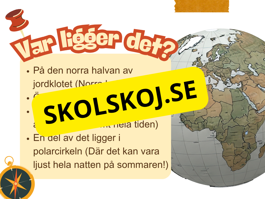 Världsdelar - Europa - Presentation och frågor