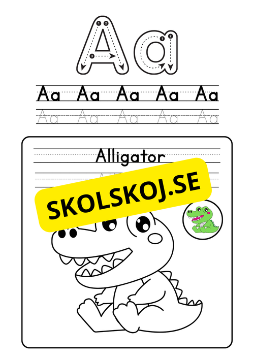 English Alphabet Coloring Booklet