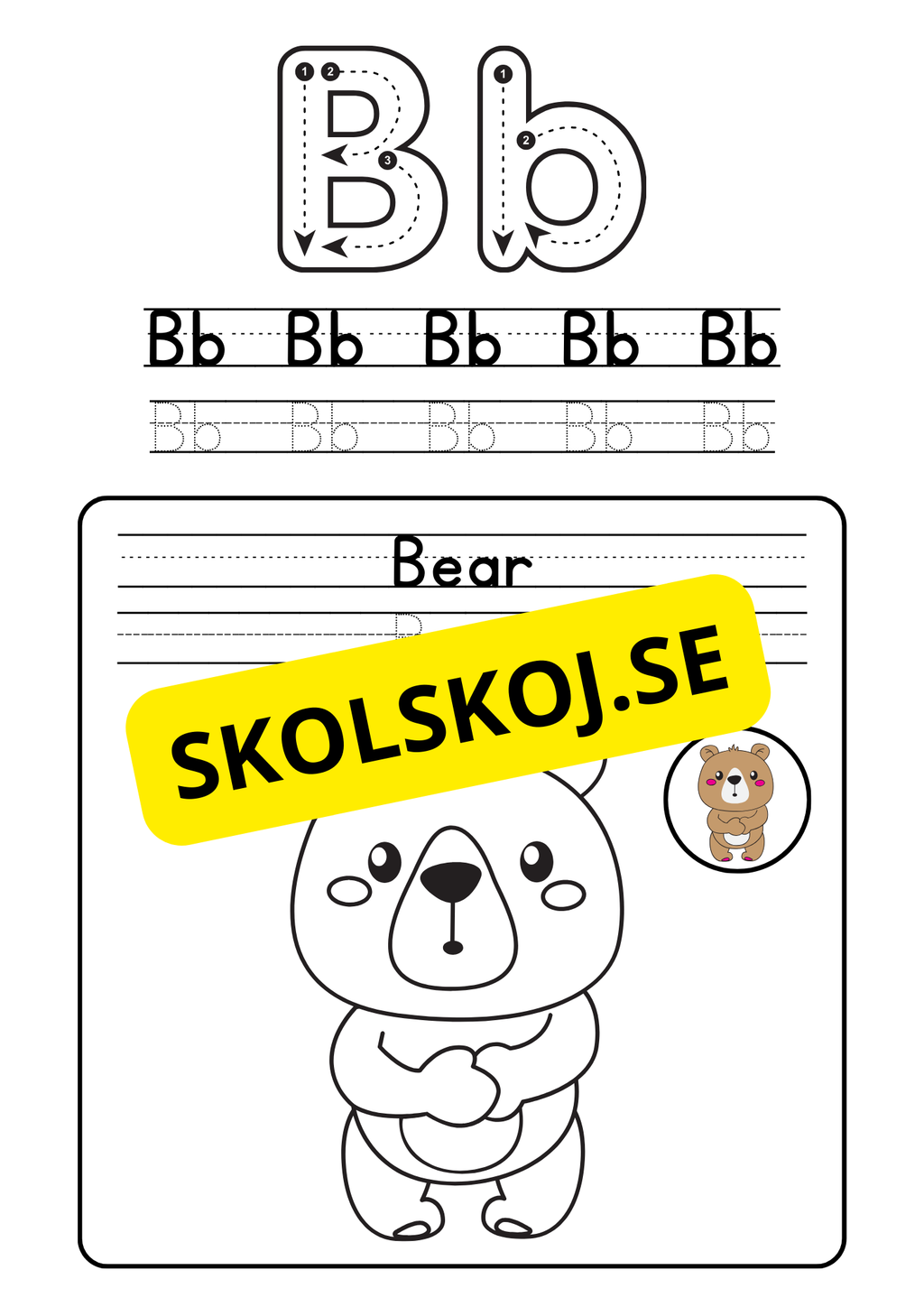 English Alphabet Coloring Booklet
