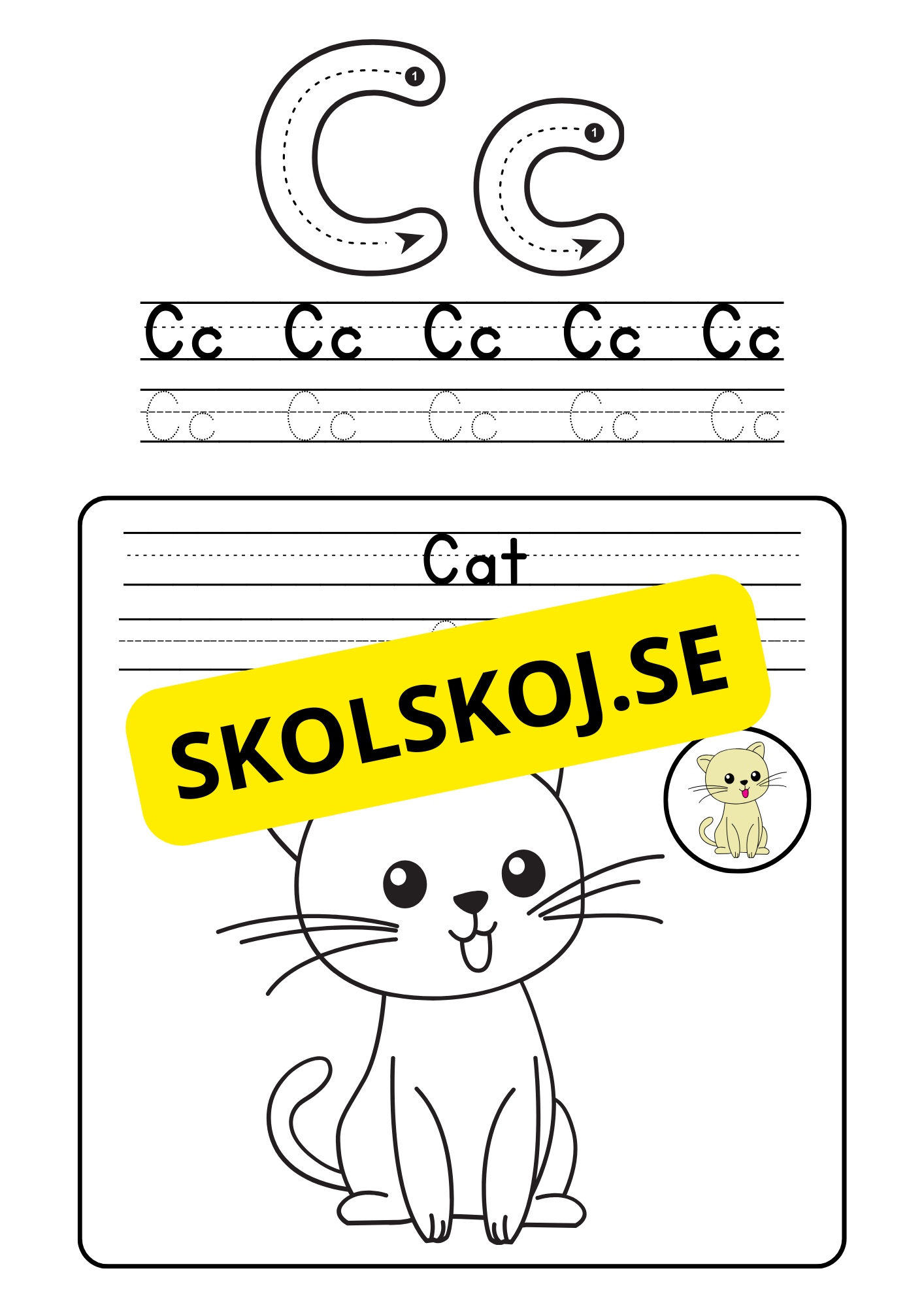 English Alphabet Coloring Booklet