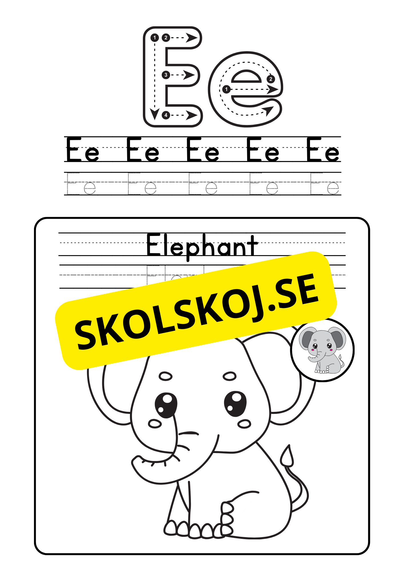 English Alphabet Coloring Booklet