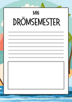 Min drömsemester – Skriv och rita