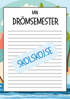 Min drömsemester – Skriv och rita
