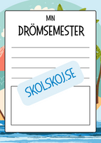 Min drömsemester – Skriv och rita