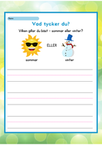Sommar eller vinter?