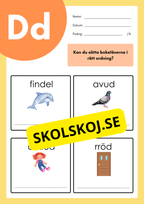 Alfabetet - Jag lär mig skriva