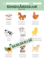 Jag lär mig skriva - Häfte 10 sidor