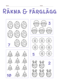 Räkna och färglägg