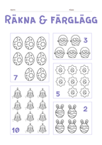 Räkna och färglägg