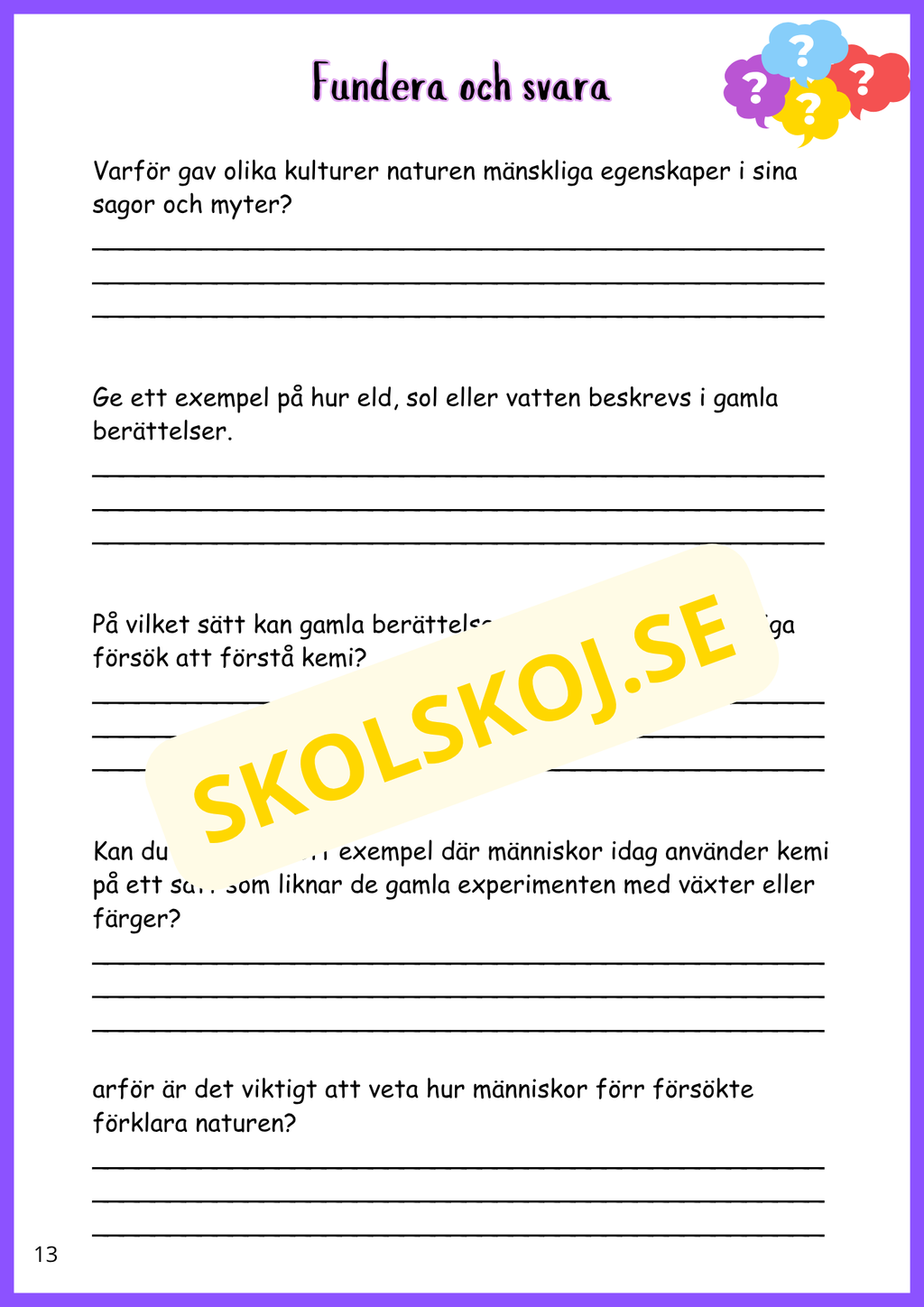 Kemi från magi till vardag - Årskurs 4 - 6