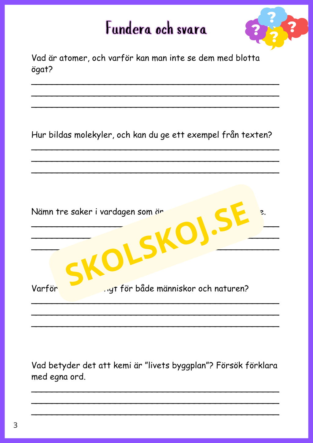 Kemi från magi till vardag - Årskurs 4 - 6