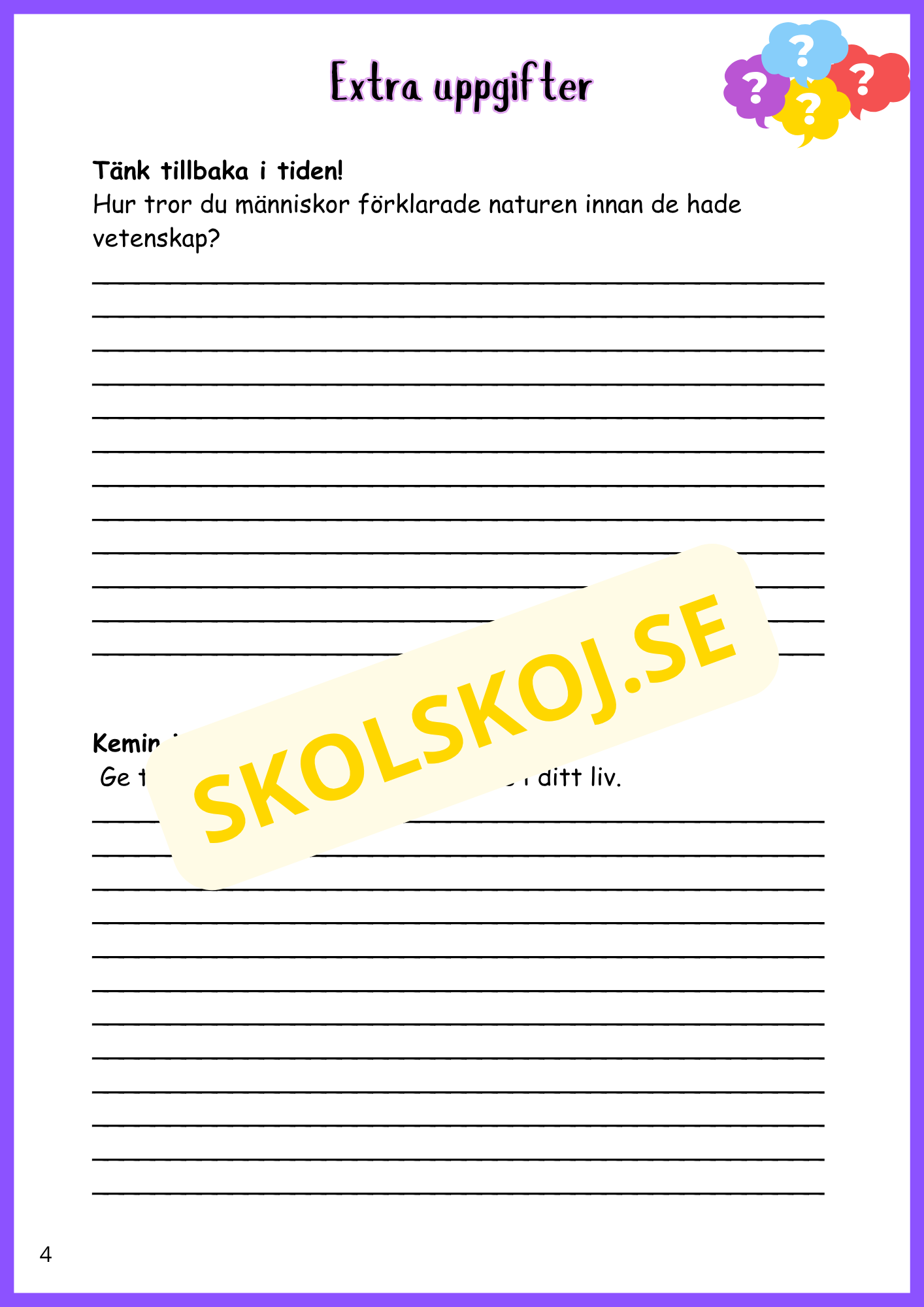 Kemi från magi till vardag - Årskurs 4 - 6