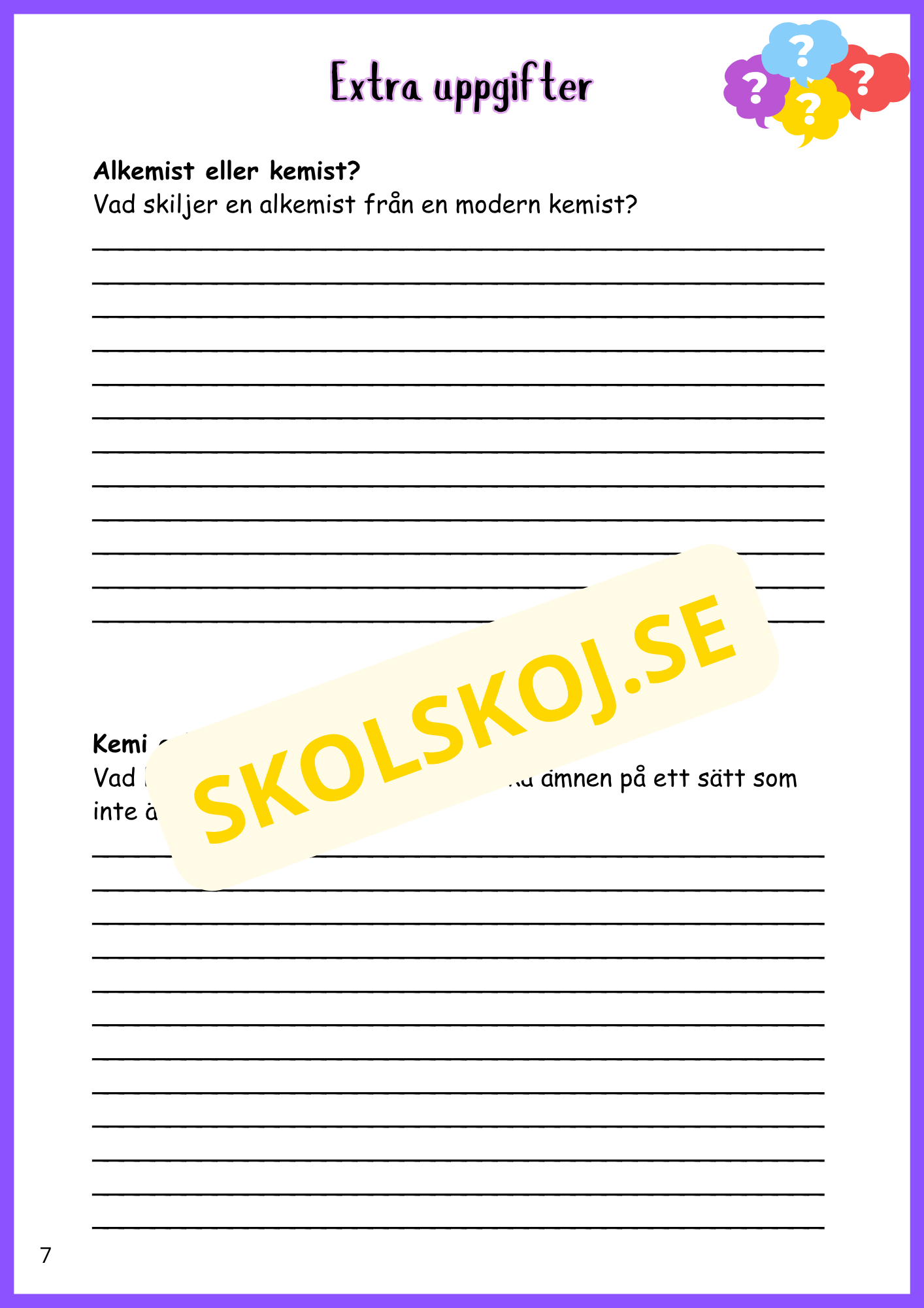 Kemi från magi till vardag - Årskurs 4 - 6