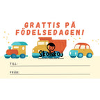Grattis på födelsedagen - 11 kort - Powerpoint (redigerbar)