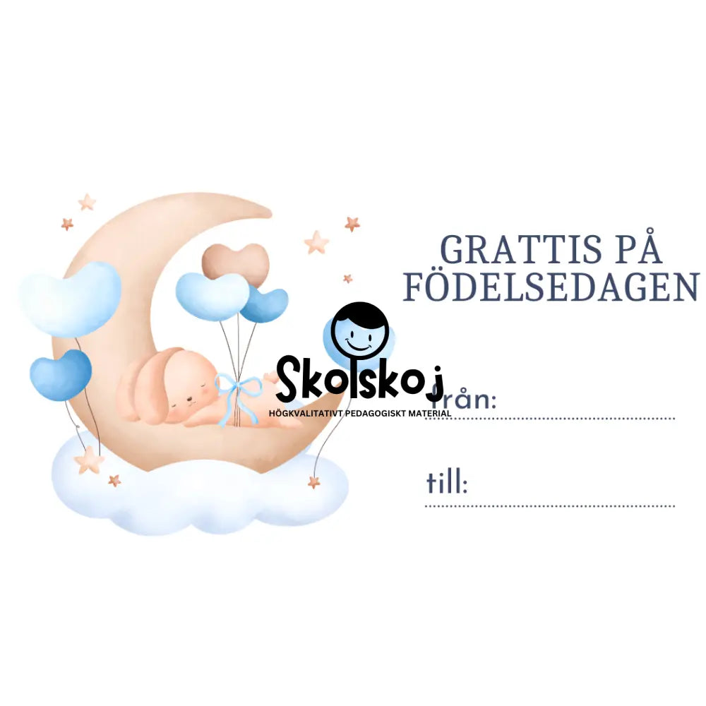 Grattis på födelsedagen - 11 kort - Powerpoint (redigerbar)