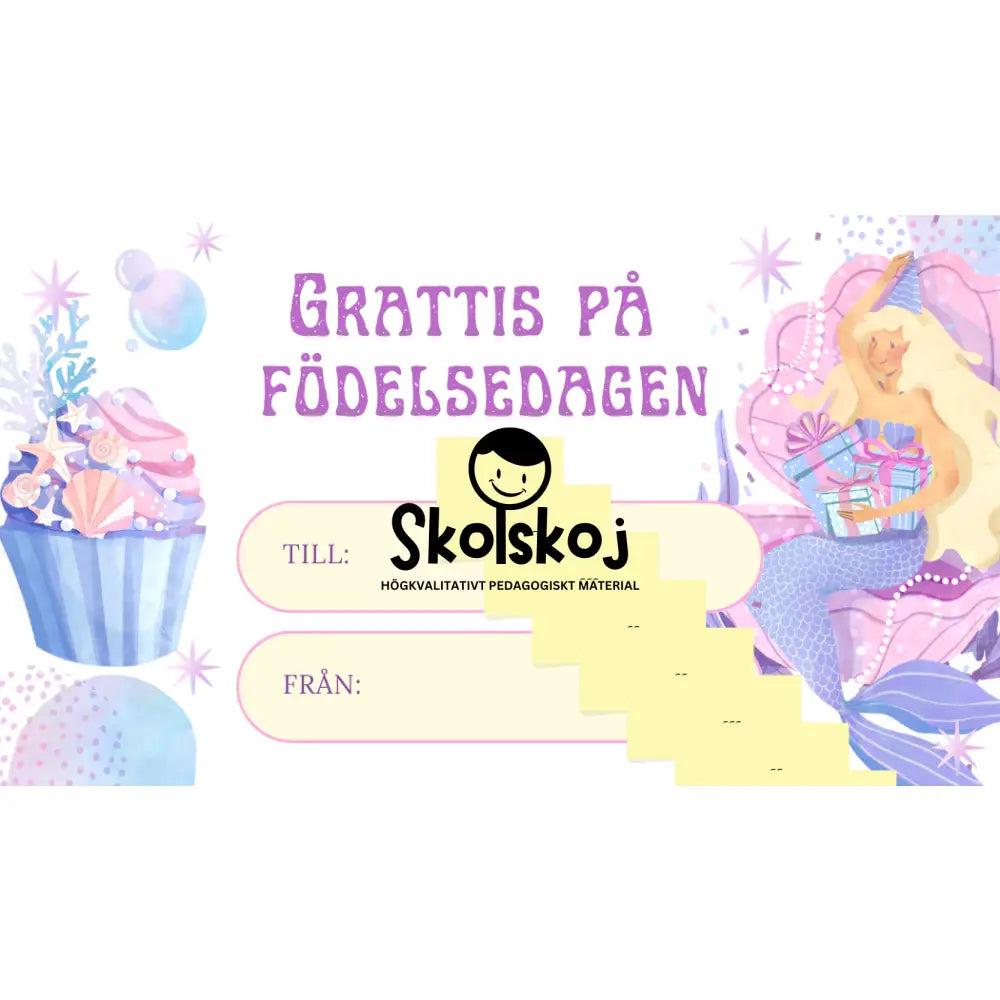Grattis på födelsedagen - 11 kort - Powerpoint (redigerbar)